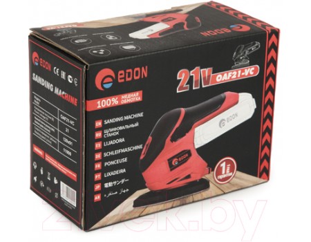 Дельтавидная шлифовальная машина Edon OAF21-VC + LIO/OAF21-3.0A/h + ЗУ OAF21-1100CB / 1001010613/3
