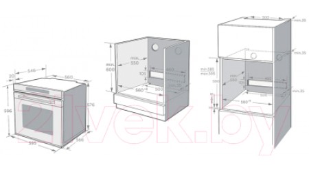 Электрический духовой шкаф Korting OKB 1340 GNBX MW
