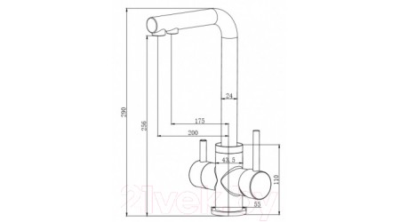 Смеситель Oulin OL-8021 