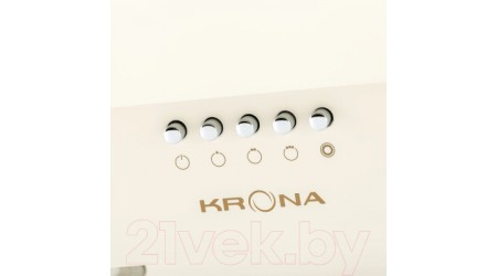 Вытяжка наклонная Krona Olly 600 PB / 00023355 (слоновая кость)