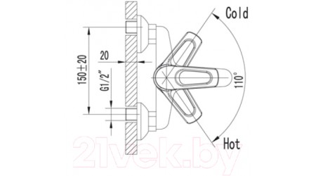 Смеситель LEMARK Omega LM3102C 