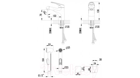 Смеситель LEMARK Omega LM3116C 