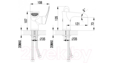 Смеситель LEMARK Omega LM3146C 
