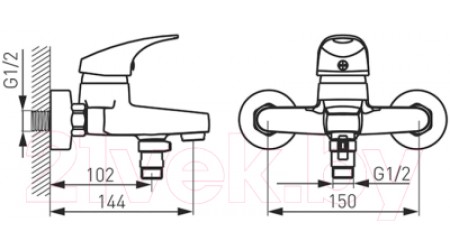 Смеситель Ferro One BFO1 