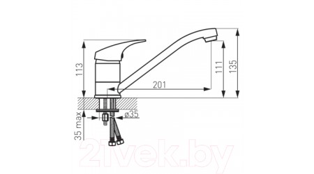 Смеситель Ferro One BFO4 