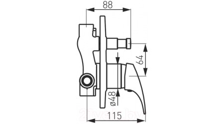 Смеситель Ferro One BFO7P 