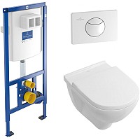 Унитаз подвесной с инсталляцией Villeroy & Boch O.Novo 5660-D3-01