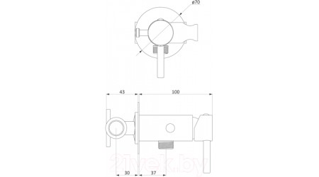 Гигиенический душ RedBlu by Damixa Option 211000000