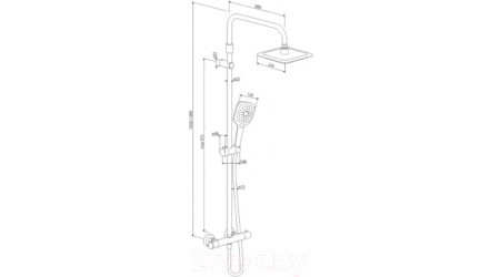 Душевая система Damixa Option DX218091000