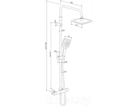 Душевая система Damixa Option DX218091000