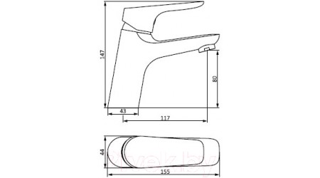 Смеситель RedBlu by Damixa Origin Bit 770210000 