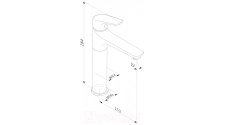 Смеситель Damixa Origin Bit 770250300 