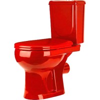 Унитаз напольный Оскольская керамика Ирида Комфорт (красный)