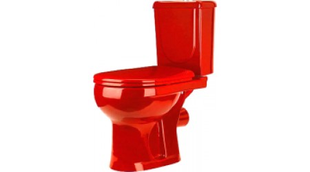 Унитаз напольный Оскольская керамика Ирида Комфорт (красный)