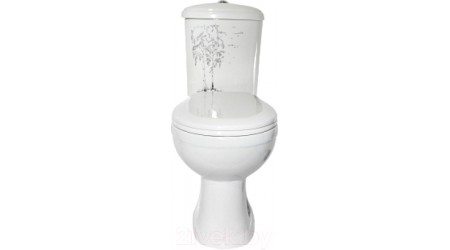 Унитаз напольный Оскольская керамика Дора Декор Береза