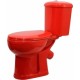 Унитаз напольный Оскольская керамика Дора (красный)