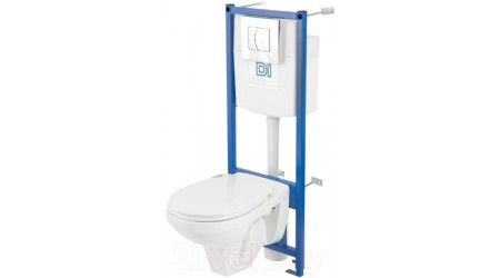 Унитаз подвесной с инсталляцией Оскольская керамика Рио (Soft Close)