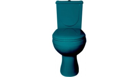 Унитаз напольный Оскольская керамика Ирида (зеленый)