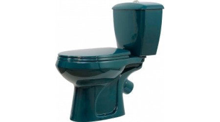 Унитаз напольный Оскольская керамика Элисса (зеленый)
