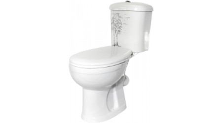 Унитаз напольный Оскольская керамика Дора Декор Стандарт