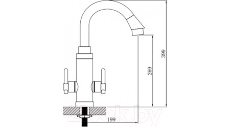 Смеситель Potato P0058-5 