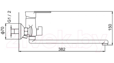 Смеситель Potato P22274-7 
