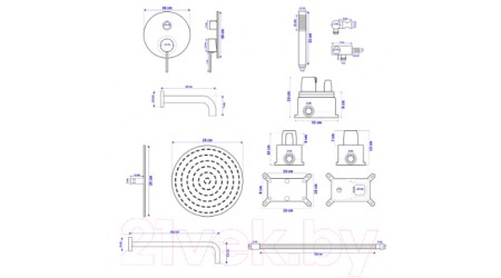 Душевая система REA P4112