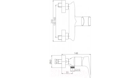 Смеситель RedBlu by Damixa Palace Grand 462000000 