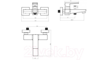 Смеситель Omnires Parma PM7430 BL 