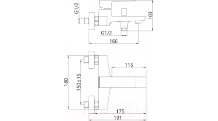 Смеситель Invena Paros BW-09-001-A 