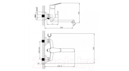 Смеситель LEMARK Partner LM6513C 