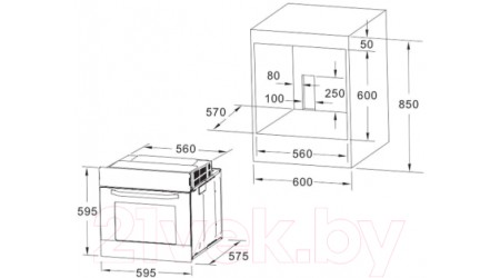 Электрический духовой шкаф Akpo PEA 7009 SED01 WH