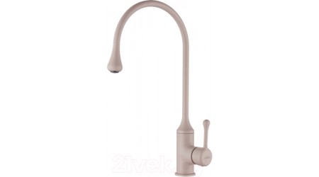 Смеситель Invena Pingo BZ-55-L03-L (бежевый) 