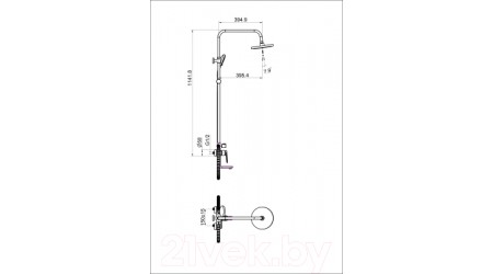 Душевая система Maxonor Pure Life PL2471