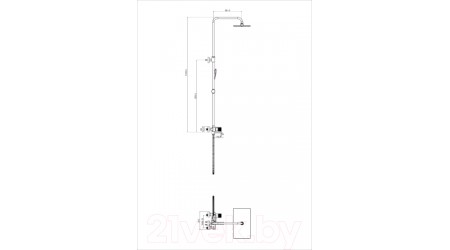 Душевая система Maxonor Pure Life PL2484-6