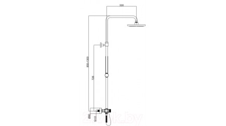 Душевая система Maxonor Pure Life PL2485-7
