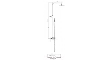 Душевая система Maxonor Pure Life PL2486-9