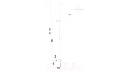 Душевая система Maxonor Pure Life PL2487