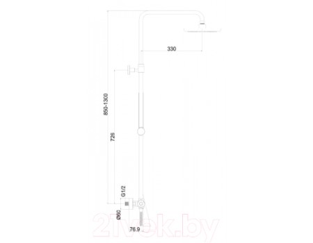 Душевая система Maxonor Pure Life PL2487