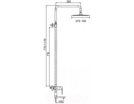 Душевая система Maxonor Pure Life PL2491