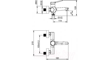 Смеситель Maxonor Pure Life PL3294 