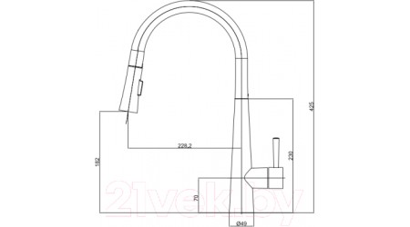 Смеситель Maxonor Pure Life PL4283 