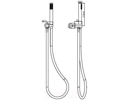 Душевой гарнитур Maxonor Pure Life PL6101-7