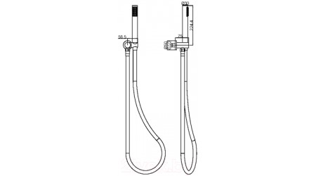 Душевой гарнитур Maxonor Pure Life PL6101-8
