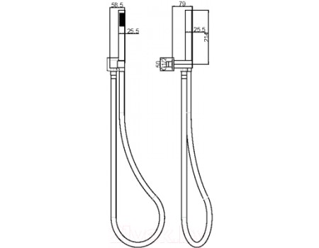 Душевой гарнитур Maxonor Pure Life PL6102