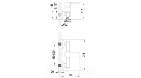 Смеситель LEMARK Plus Grace LM1503C 