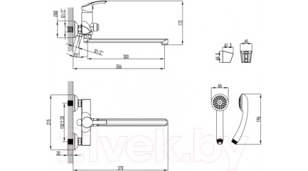 Смеситель LEMARK Plus Strike LM1157C 