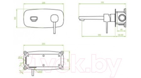 Смеситель Laveo Pola BAP722P 
