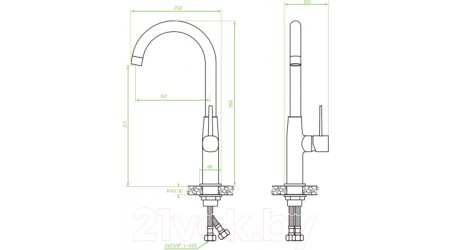 Смеситель Laveo Pola BAP768D 