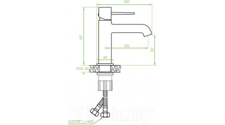 Смеситель Laveo Pola BAP822D 